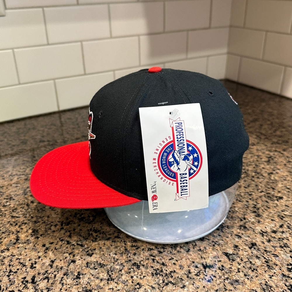 Capital City Bombers New Era Made In USA Snapback Hat 1990s Wool MiLB NWT - Picture 3 of 11